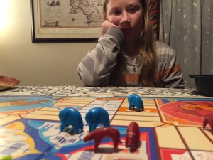 Parcheesi - an old and seemingly simple game, with some interesting strategy.