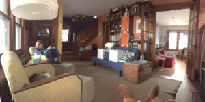 Living room after